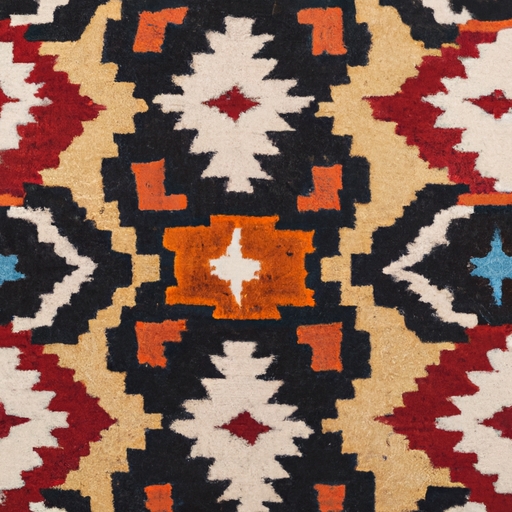 Traditional Handcrafted Southwestern Floor Rug